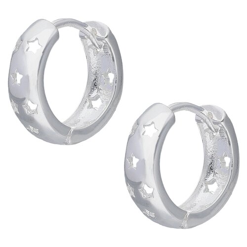 Argolla Huggie Estrellas 14 mm