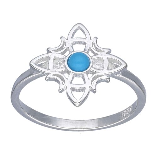 Anillo Nudo de Brujas Turquesa