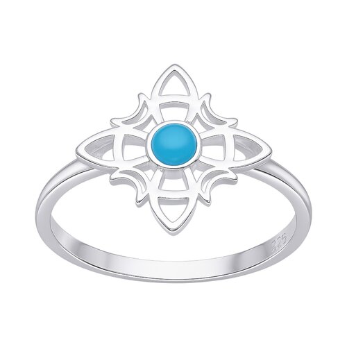 Anillo Nudo de Brujas Turquesa