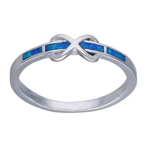 Anillo Infinito Ópalo Azul