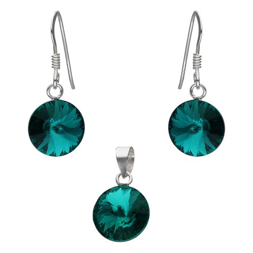 Conjunto Hecho con Cristal Swarovski® Calipso 10 mm