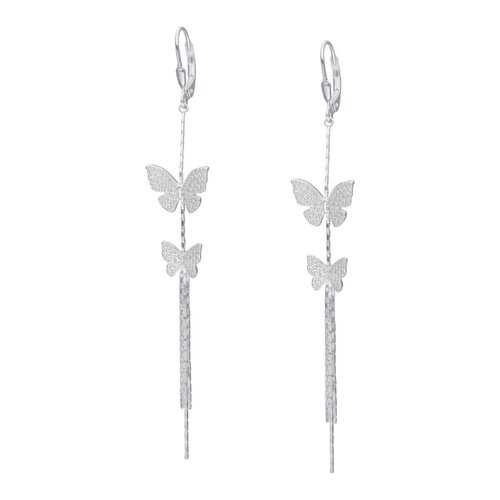 Aro Clip Cadenas Mariposas Circones