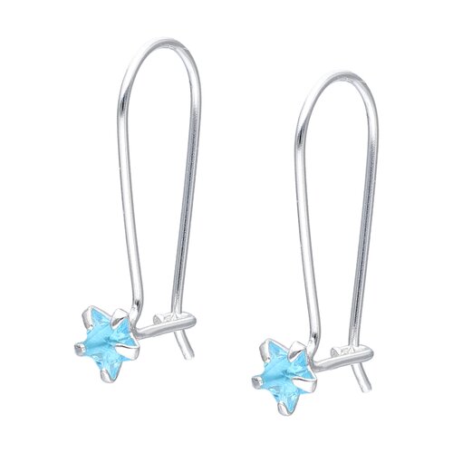 Aro Estrella Circón Agua Marina 4 mm