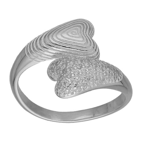 Anillo Ajustable Corazones Circones Pavé