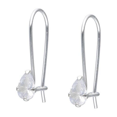 Aro Gota Circón 5x7 mm