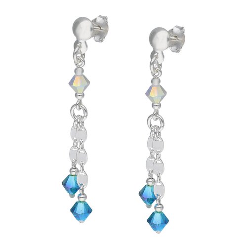 Aro Cadenas Cristales Hecho con Swarovski® Tornasol