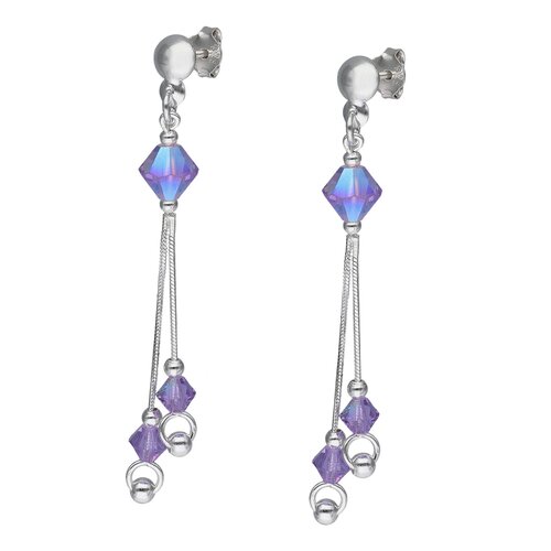 Aro Cadenas Cristales Hecho con Swarovski® Tornasol