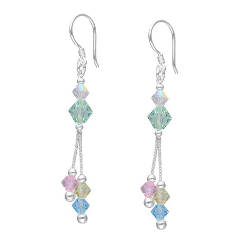 Aro Cadenas Cristales Hecho con Swarovski® Multicolor