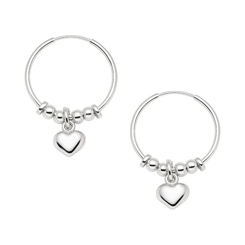 Argolla Corazón Inflado Esferas 19 mm