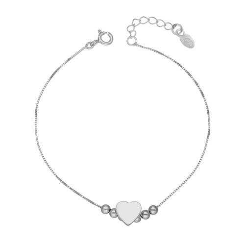 Pulsera Corazón Esferas