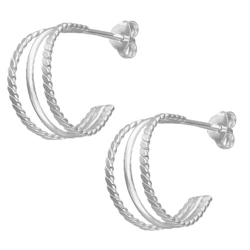 Semi Argolla Triple Entorchada 16 mm