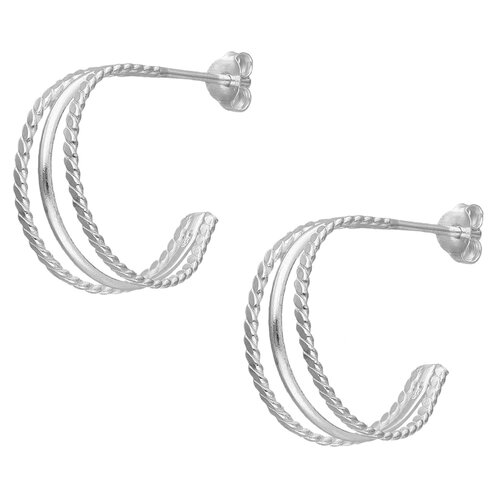 Semi Argolla Triple Entorchado 20 mm