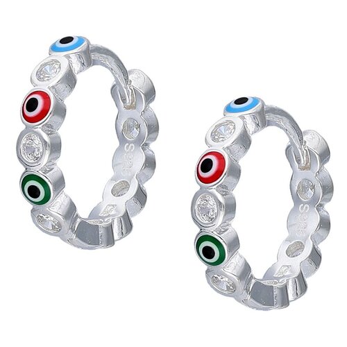 Argolla Ojo Turco Circones 15 mm