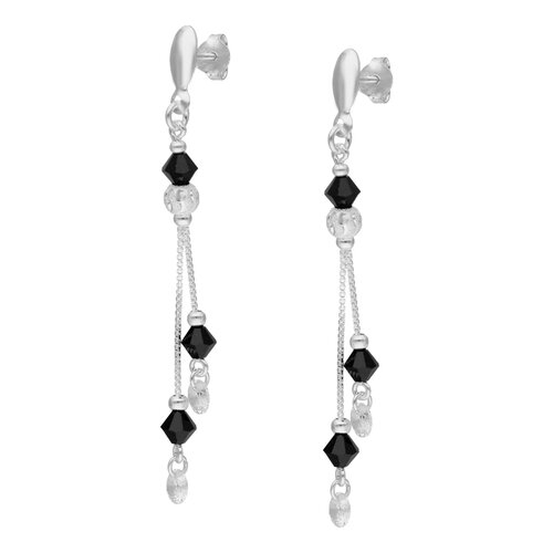 Aro Cadenas Cristales Negros