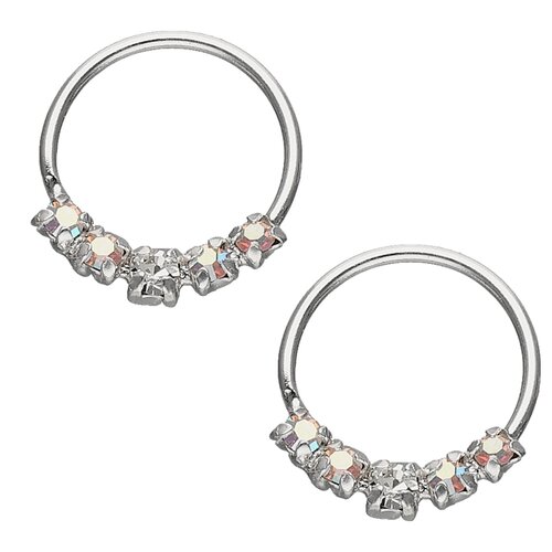 Piercing Argolla Circones Tornasol 10 mm
