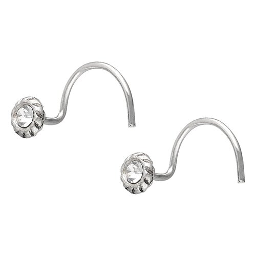 Piercing Nariz Flor Circón