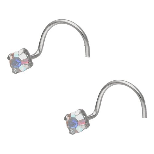 Piercing Nariz Circón Tornasol 3 mm