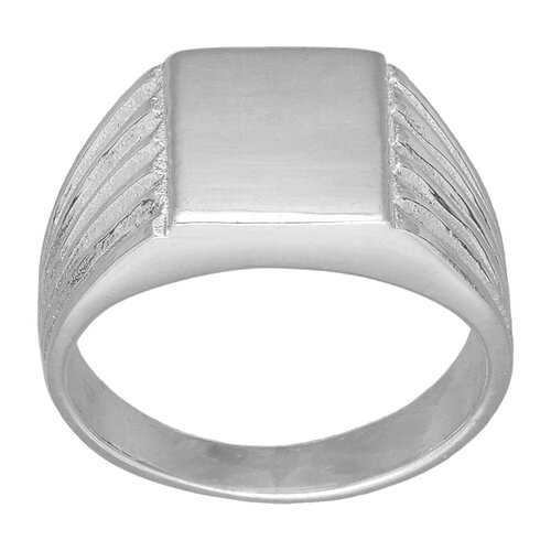 Anillo Sello Liso Facetado