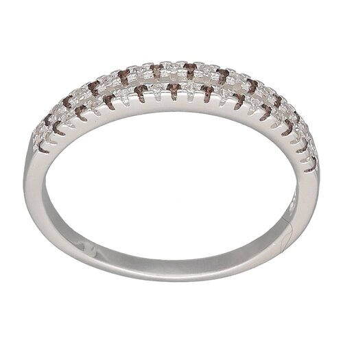 Anillo Cintillo Circones Granate