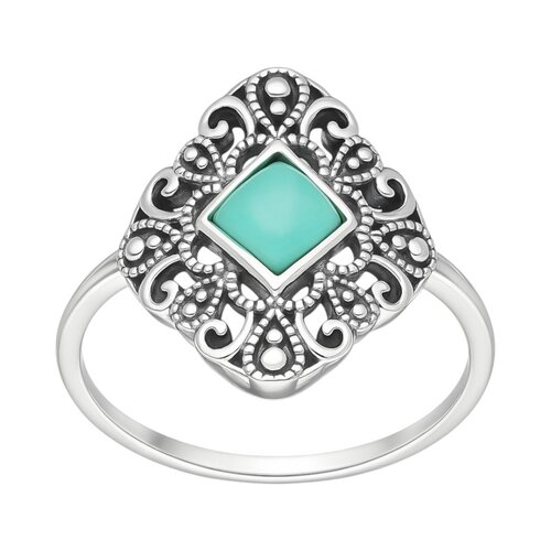 Anillo Étnico Rombo Turquesa