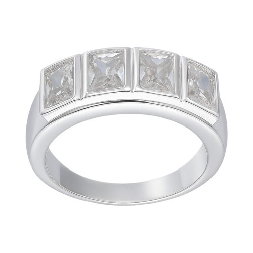 Anillo Cintillo Circones Baguette