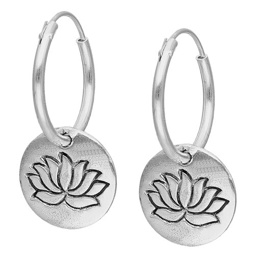 Argolla Flor de Loto 14 mm