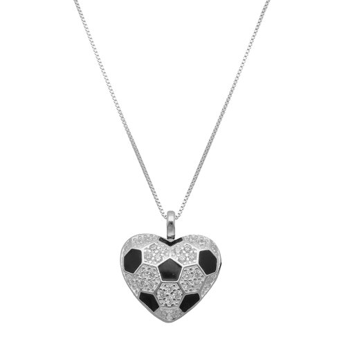 Collar Corazón Pelota de Fútbol Circones