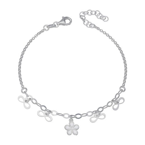 Pulsera Rolo Infinitos Flor