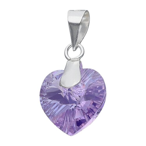 Colgante Corazón Hecho con Cristal Swarovski® Violeta