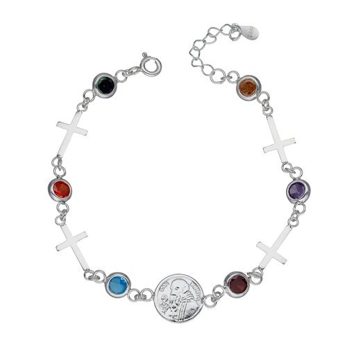 Pulsera San Benito Cruces Circones Multicolor