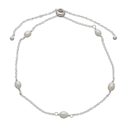 Pulsera Ajustable Perlas Desiguales