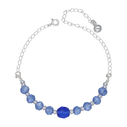 Pulsera Cristales Hecho con Swarovski® Azul