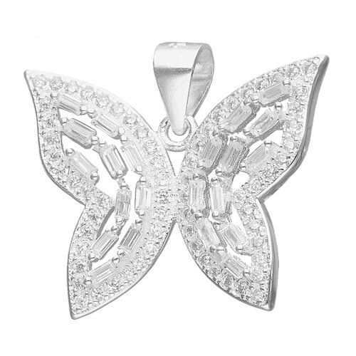 Colgante Mariposa Circones Baguette
