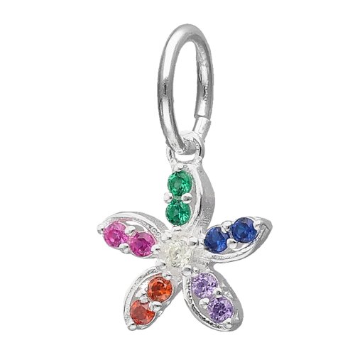 Colgante Flor Circones Multicolor