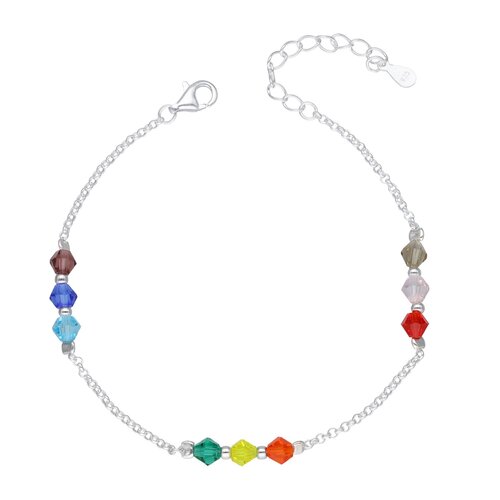Pulsera Cristales Multicolor