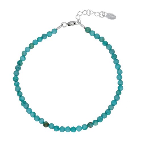 Pulsera Piedras Naturales Amazonita