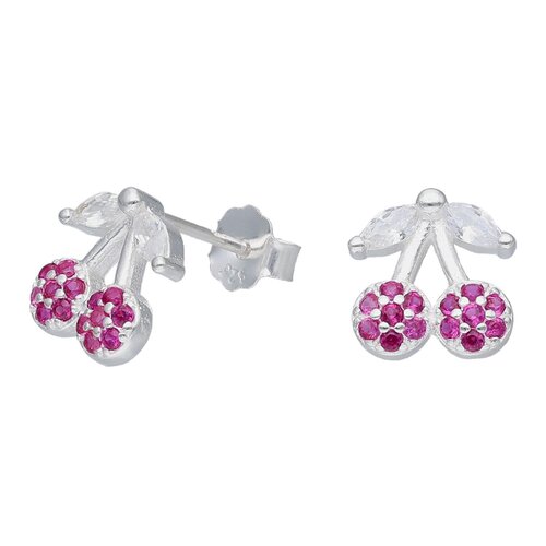 Aro Cerezas Circones Fucsia
