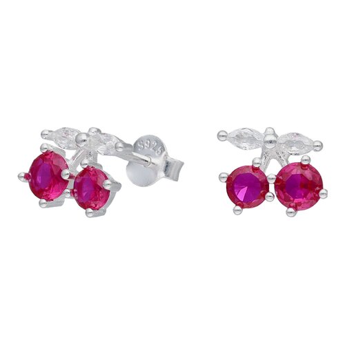 Aro Cerezas Circones Fucsia