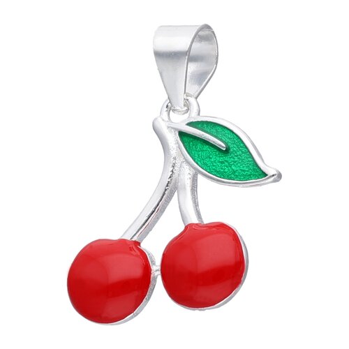 Colgante Cereza Esmaltada