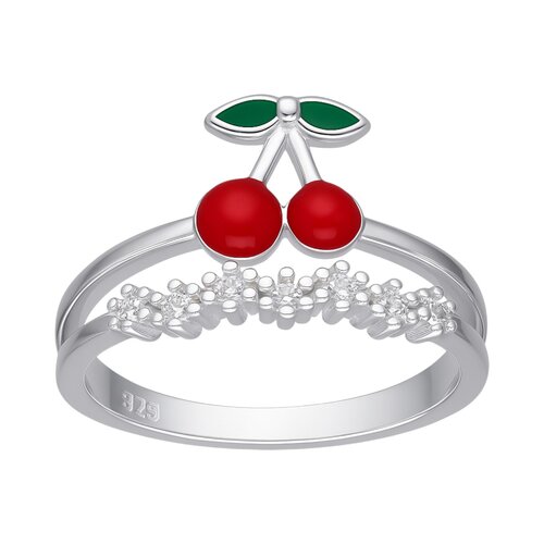 Anillo Cereza Esmaltada Circones