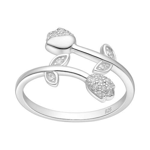Anillo Ajustable Flor Tulipán Circones