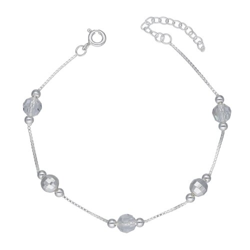 Pulsera Esferas Cristales Hecho con Swarovski® Tornasol