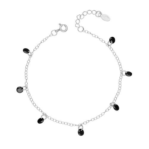 Pulsera Hecho con Cristal Swarovski® Negro