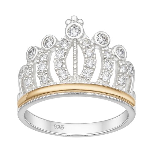 Anillo Corona Circones en Oro