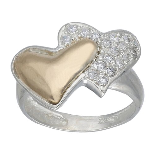 Anillo Corazones en Oro Circones