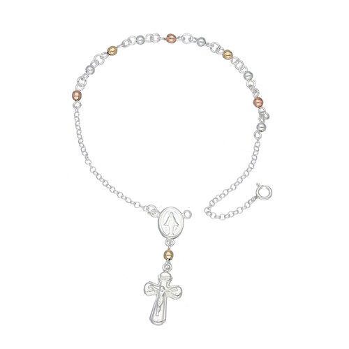 Pulsera Denario con Oro Rosado