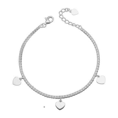 Pulsera Corazones Circones Tenis