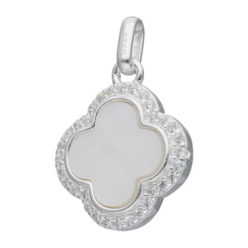 Colgante Trébol de la Suerte Nácar Circones