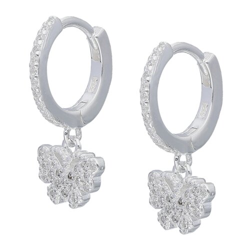 Argolla Huggie Mariposa Circones 12 mm