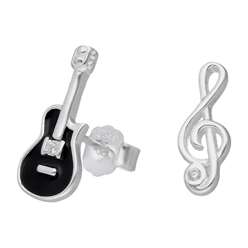 Aro Desigual Guitarra Nota Musical Esmaltado Circones